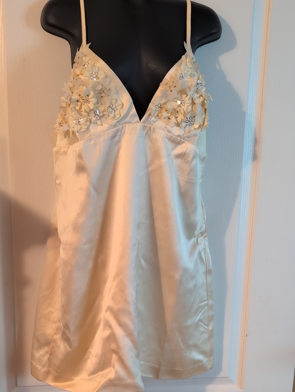 3D Floral A-Line Dress Afterglow